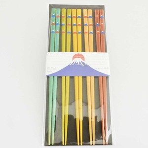 Mt. Fuji Chopstick 5P Set Made in Japan
