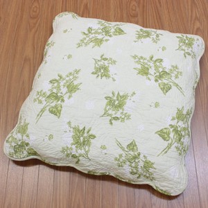 Cotton Quilt Floor Cushion Cover Lilac Green Series