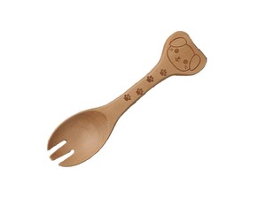Character Line Easy To Hold WOODEN Kids Fork