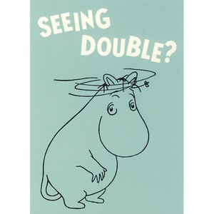 【ムーミン・北欧】ムーミン ポストカード　"SEEING DOUBLE?"