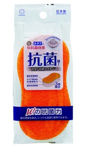 Made in Japan made Antibacterial Bathtub Sponge 30