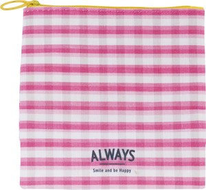 Pouch Pink Check