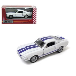 ＜ミニカー＞KiNSMART ミニカー 1:44 1967 シェルビー GT500 ホワイト 【Window box付属】 No.200-529