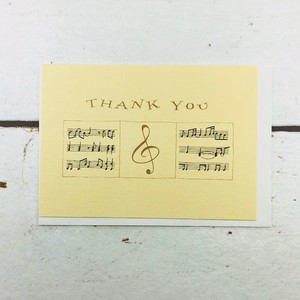 MIN CARD Thank you Musical Note Thank you 4 4