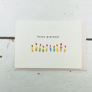 MIN CARD Birthday Candle