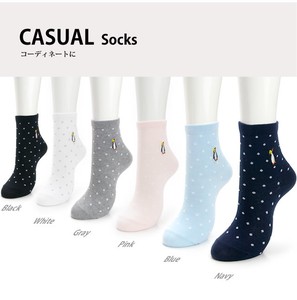 Crew Socks Animals Casual Socks Ladies' Polka Dot
