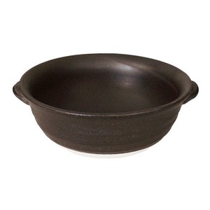 黒釉　ラーメン鉢【日本製・萬古焼】