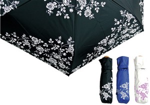 UV Cut All Weather Umbrella Folded Rose Garden Mini