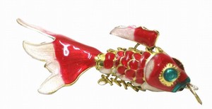 Object/Ornament Red Cloisonne