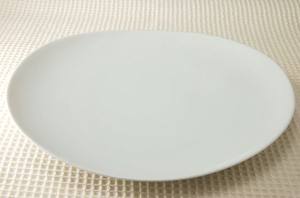 Mino ware Main Plate White Western Tableware 28cm Made in Japan
