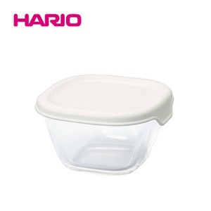 『HARIO』 耐熱ミニ角小鉢4個セット オフホワイト MKK-2012-OW   HARIO（ハリオ）