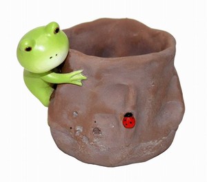 Object/Ornament Earthenware Frog Small Case