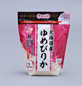 【アイリスオーヤマ　食品　低温製法米】　低温製法米　北海道産ゆめぴりか（チャック付き）