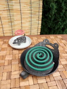 Animal Mosquito Coil Stand Tray Frog
