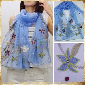 Shawl Floral Pattern Embroidered