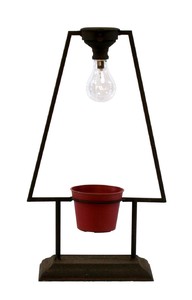 Pot/Planter Lamps Vintage