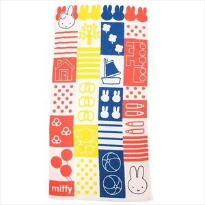 《入園・入学》ミッフィー ジャガードビッグタオル/ピースmiffy