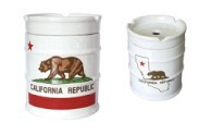 CALIFORNIA REPUBLIC　NEWﾄﾞﾗﾑ缶　灰皿