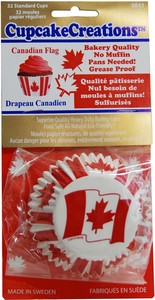 Baking Cup Canada Flag