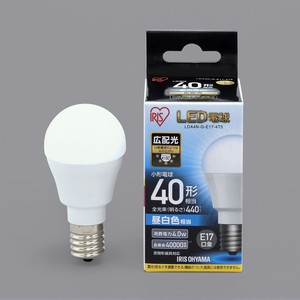 【LED照明　電球】LED電球　E17　広配光タイプ　40形　昼白色・電球色相当