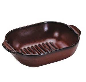 Baking Dish Brown Made in Japan