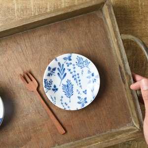 Mino ware Small Plate Garden Organic M Western Tableware Made in Japan