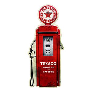 【サイン】エンボス ティン サイン TEXACO GAS PUMP CA186886