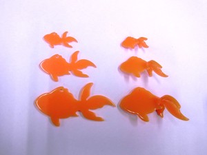 【日本製】シートパーツ金魚　（夏　浴衣　和装）