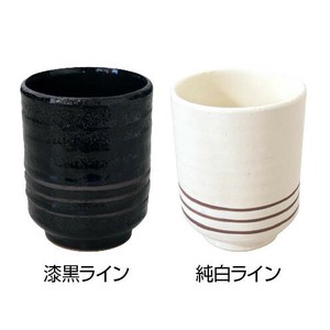 万古烧 日本茶杯 条纹/线条 日本制造