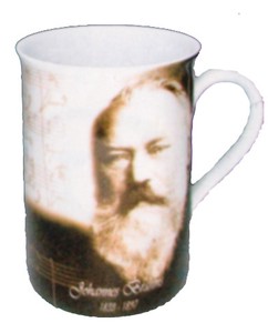 【KONITZ(コーニッツ)】　Composers　Brahms　(ボーンチャイナ）＜マグカップ＞
