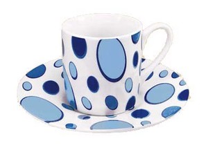Cup & Saucer Set Blue