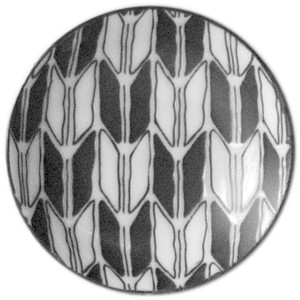Small Plate Arrow Pattern