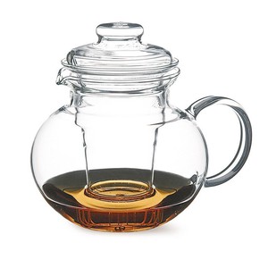 Heat-Resistant Glass Tea Strainer Attached