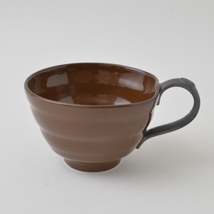 HASAMI Ware Soup Cup Brown Made in Japan