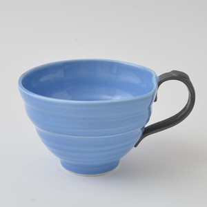 HASAMI Ware Soup Cup Sky Blue Made in Japan