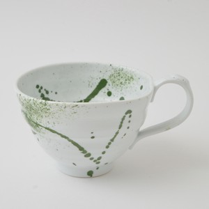 HASAMI Ware Soup Cup Green Made in Japan