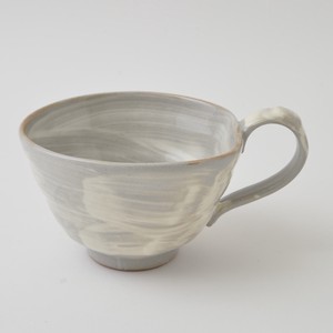 HASAMI Ware Soup Cup Kohiki Brush Painting Made in Japan