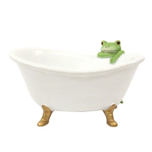 コポー お風呂を待つカエル 蛙 かえる  置物 マスコットオーナメント copeau