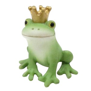 コポー 王冠のカエル 蛙 かえる  置物 マスコットオーナメント copeau