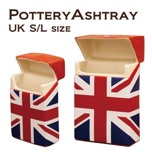 【SALE】ポタリーアッシュトレイ（UK）[灰皿]＜アメリカン雑貨＞