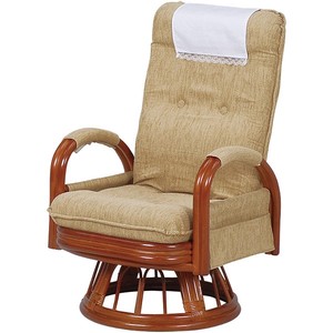 【直送可】籐椅子 RZ-973-Hi-LBR（送料無料）