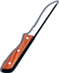 【ヤクセル】 YX　木柄バイキングナイフ