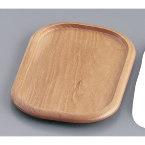 【ヤマコー】 木製　楕円型カスタートレー（ナチュラル）