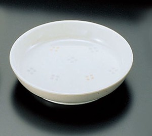 【関東プラスチック】 メラミン「花紋」小皿　　　　M−8−KA