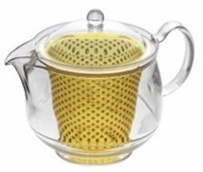 Made in Japan made Clear Tea Pot LL Yellow 3 5