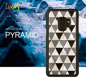 【Galaxy S9】 天然貝ケース Pyramid（ピラミッド）