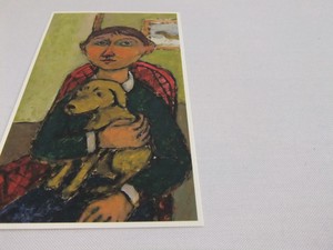 CATACANA [ポストカード] ALEXANDER SOKHT　-Boy With Puppy-