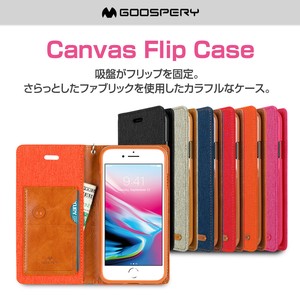 【Galaxy S9】【Galaxy S9+】Canvas Flip Case（キャンバスフリップケース）