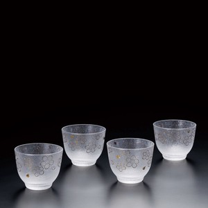 玻璃杯/杯子/保温杯 玻璃杯 4个每组 日本制造
