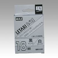 マックス レタリテープ LM-L518BW 00013928